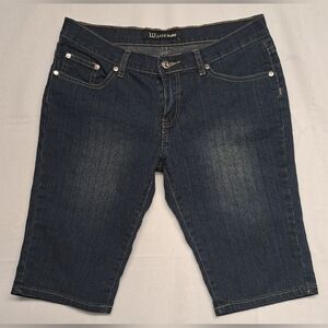 Wave Jeans Bermuda Shorts Denim 9/10 Zipper Fly 5 Pocket